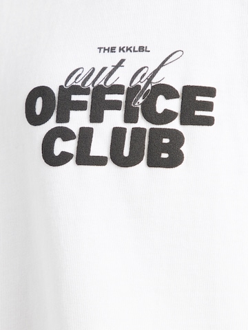 Karo Kauer Majica 'Office Club' | bela barva