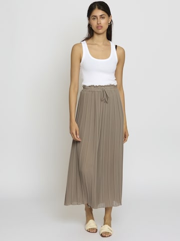 Lilavie Wide leg Broek 'Kimm' in Bruin
