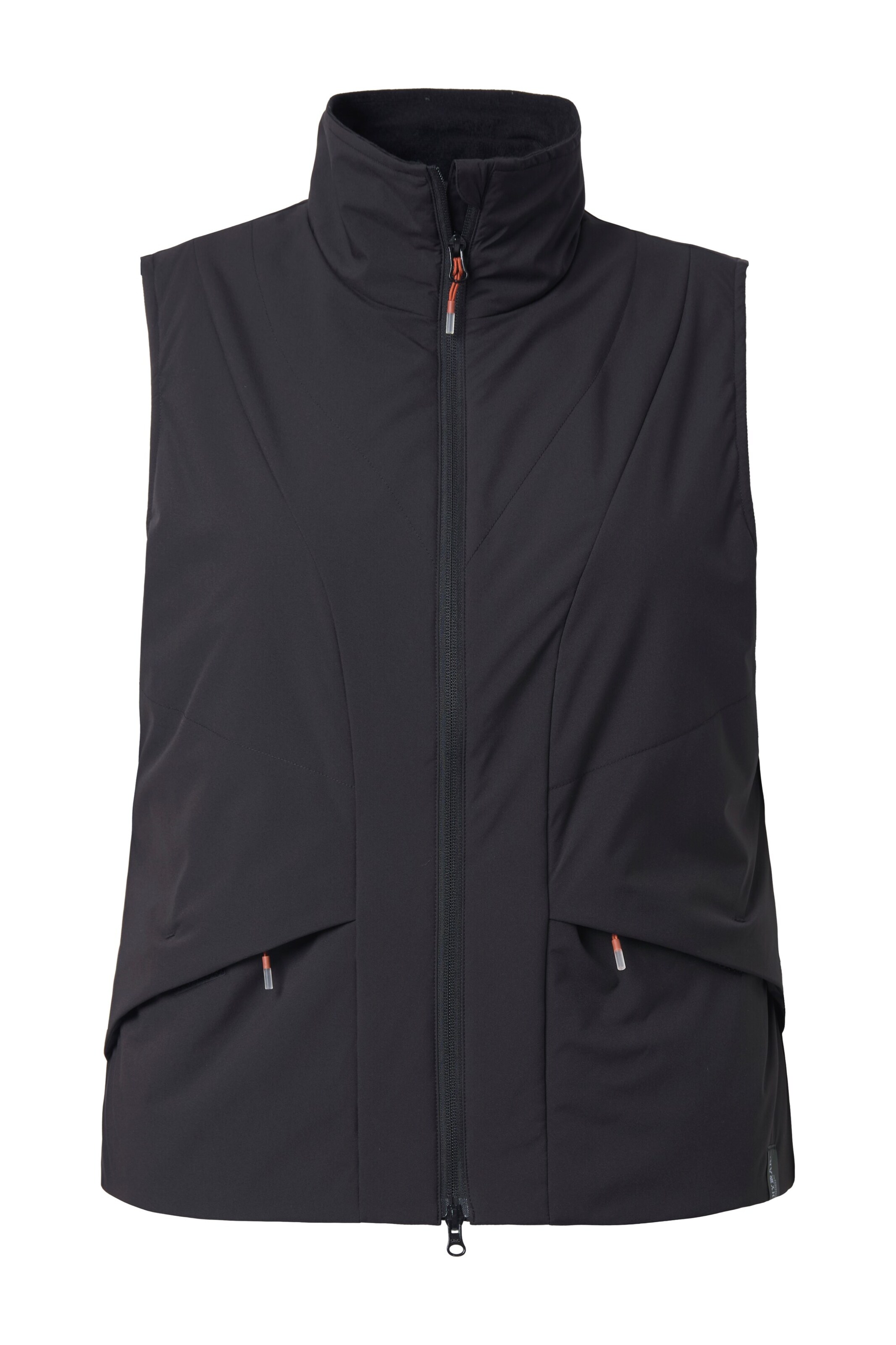 Ulla Popken Bodywarmer in Zwart: voorkant