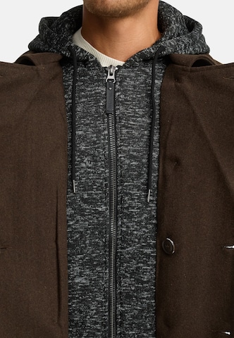 Manteau mi-saison 'Cliff' INDICODE JEANS en marron