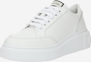 Baskets basses Valentino Shoes en blanc : devant