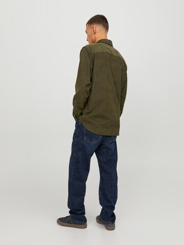 JACK & JONES Slim Fit Hemd in Grün