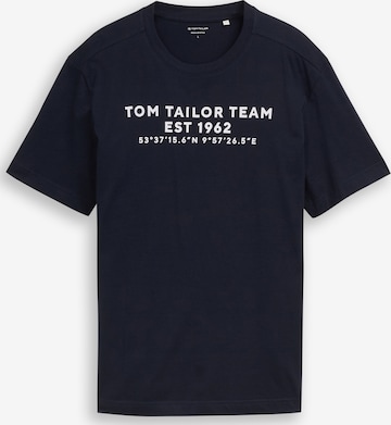 TOM TAILOR Tričko - Modrá: predná strana