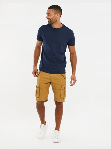 Threadbare Regular Cargo trousers 'Lugo' in Beige