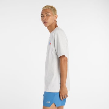 new balance Shirt 'Athletics' in Grijs