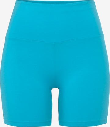 Skinny Pantalon de sport LASCANA en bleu : devant