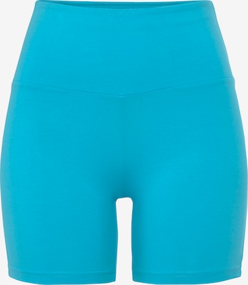 LASCANA Skinny Workout Pants in Blue: front