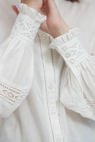 b.young Bluse in Weiß