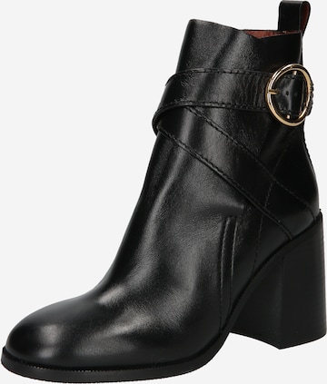 See by Chloé Ankle Boots 'LYNA' in Black: front