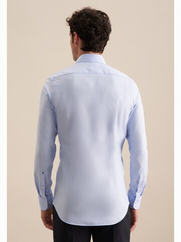 SEIDENSTICKER Slim fit Zakelijk overhemd in Blauw