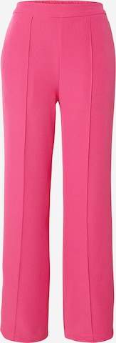 PIECES Wide leg Pleated Pants 'BOSSY' in Pink: front