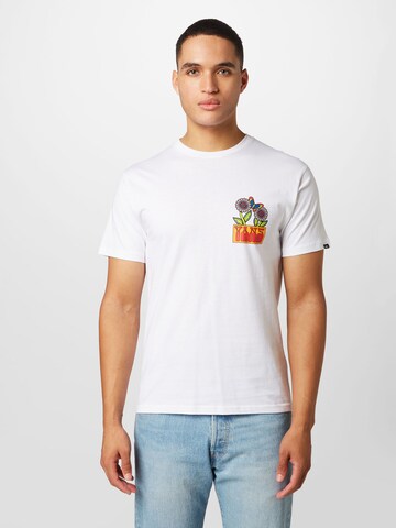 T-Shirt VANS en blanc : devant