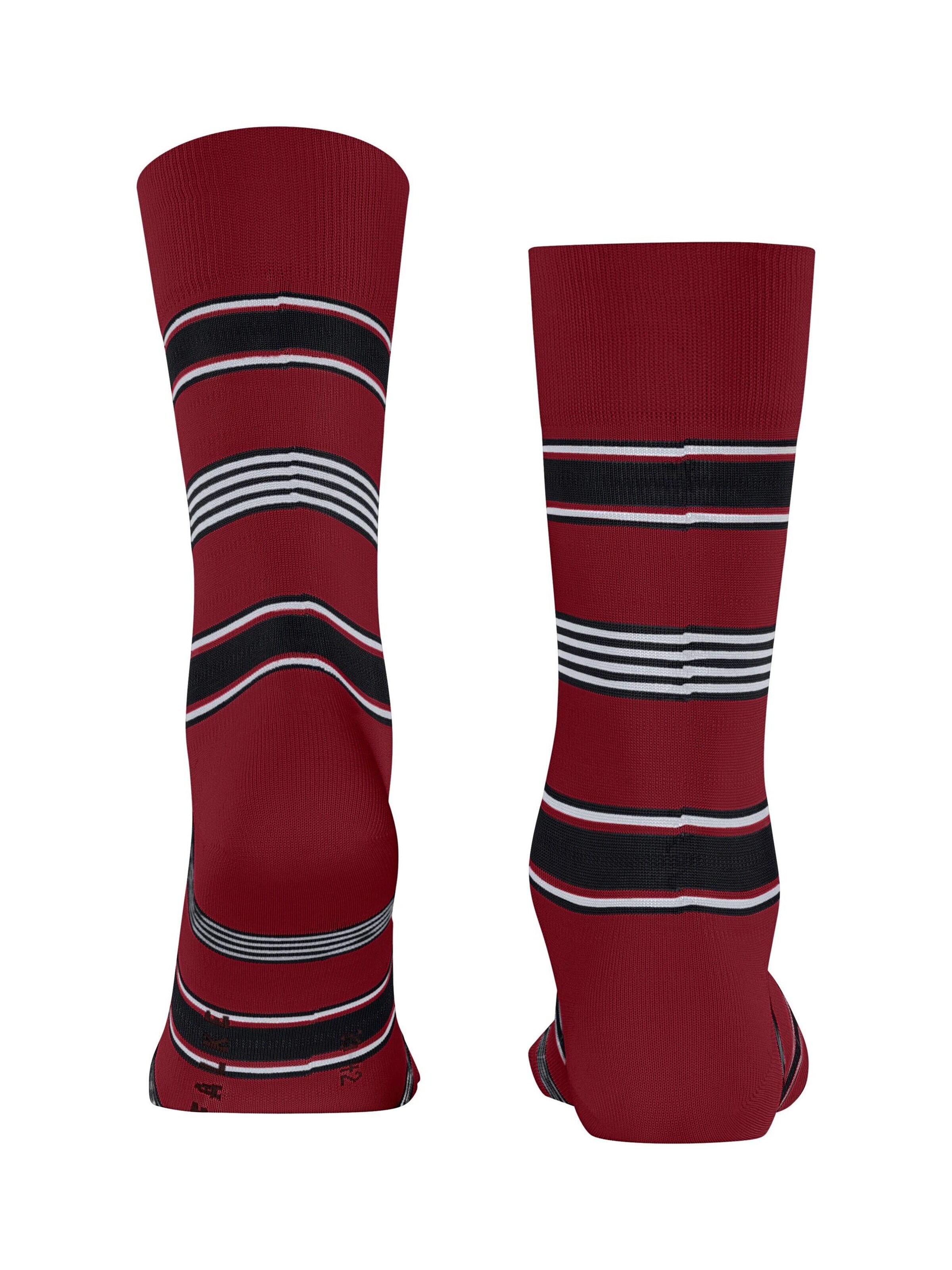 FALKE Socken 'Marina Stripe'‌‌‌‌‌‌‌‌‌ in Rot