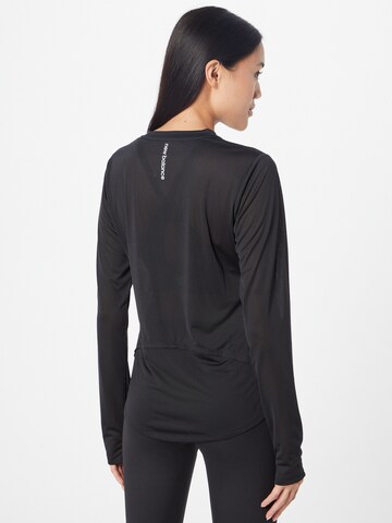 new balance Funkcionalna majica 'Accelerate' | črna barva