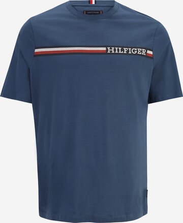 Tommy Hilfiger Big & Tall T-Shirt in Blau: predná strana