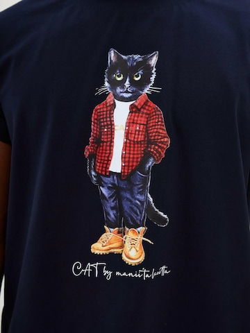 Cat e Lolette Bluser & t-shirts 'Country Cat' i blå