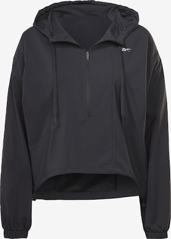 Reebok Athletic Jacket in Black: front