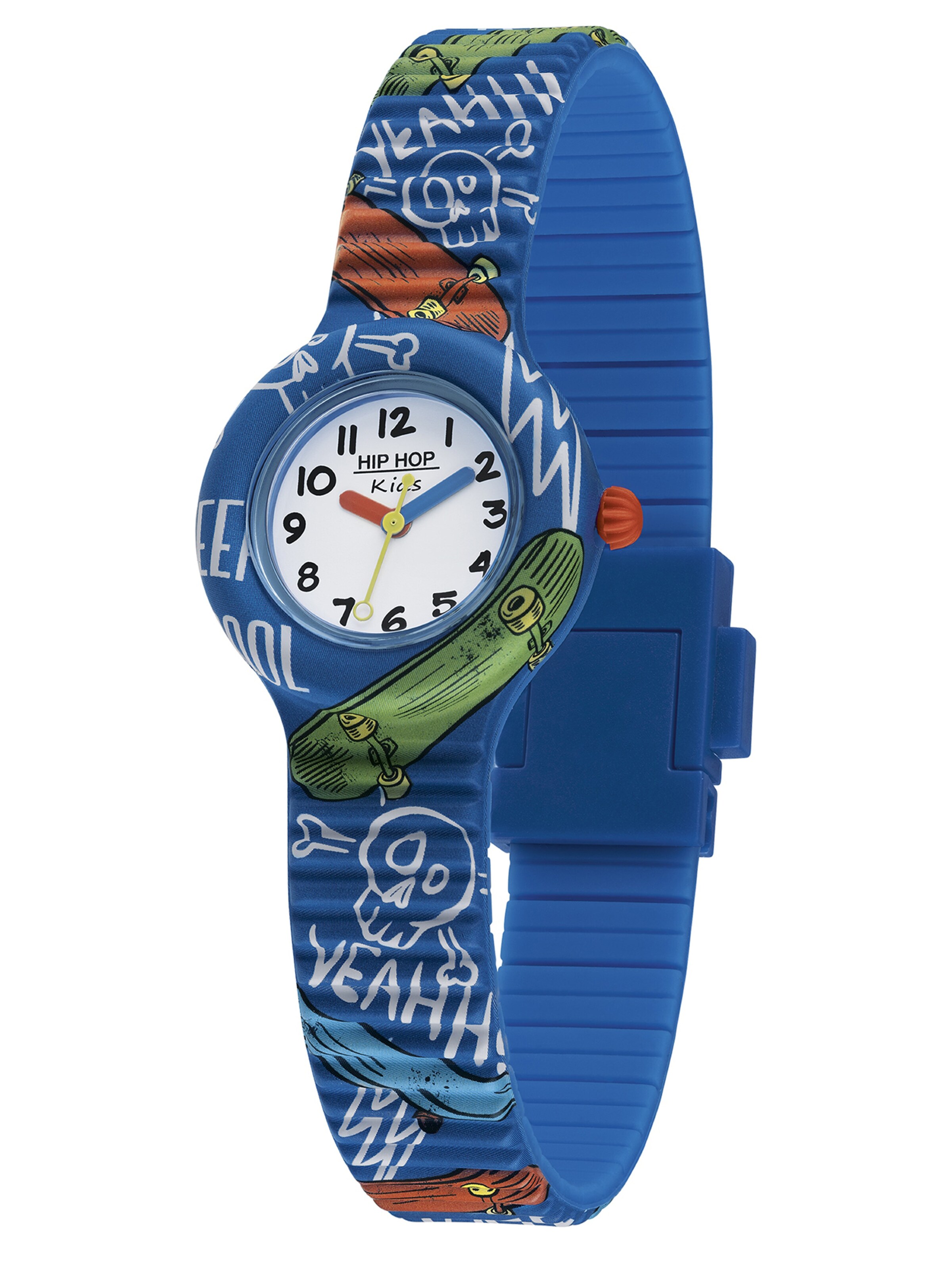 Orologio 'KIDS FUN' di Hip Hop in blu: frontale