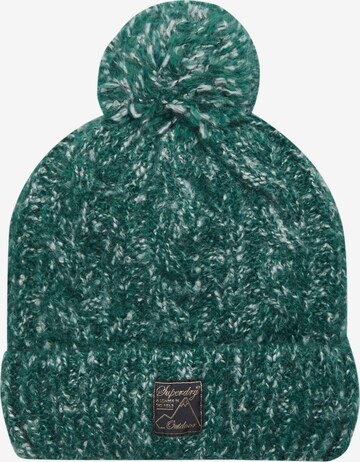 Bonnet Superdry en vert : devant