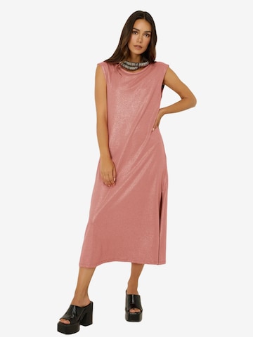 No Matter What Kleid in Pink: Vorderseite