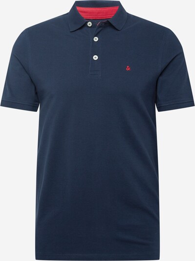 JACK & JONES Poloshirt 'Paulos' in navy / rot, Produktansicht