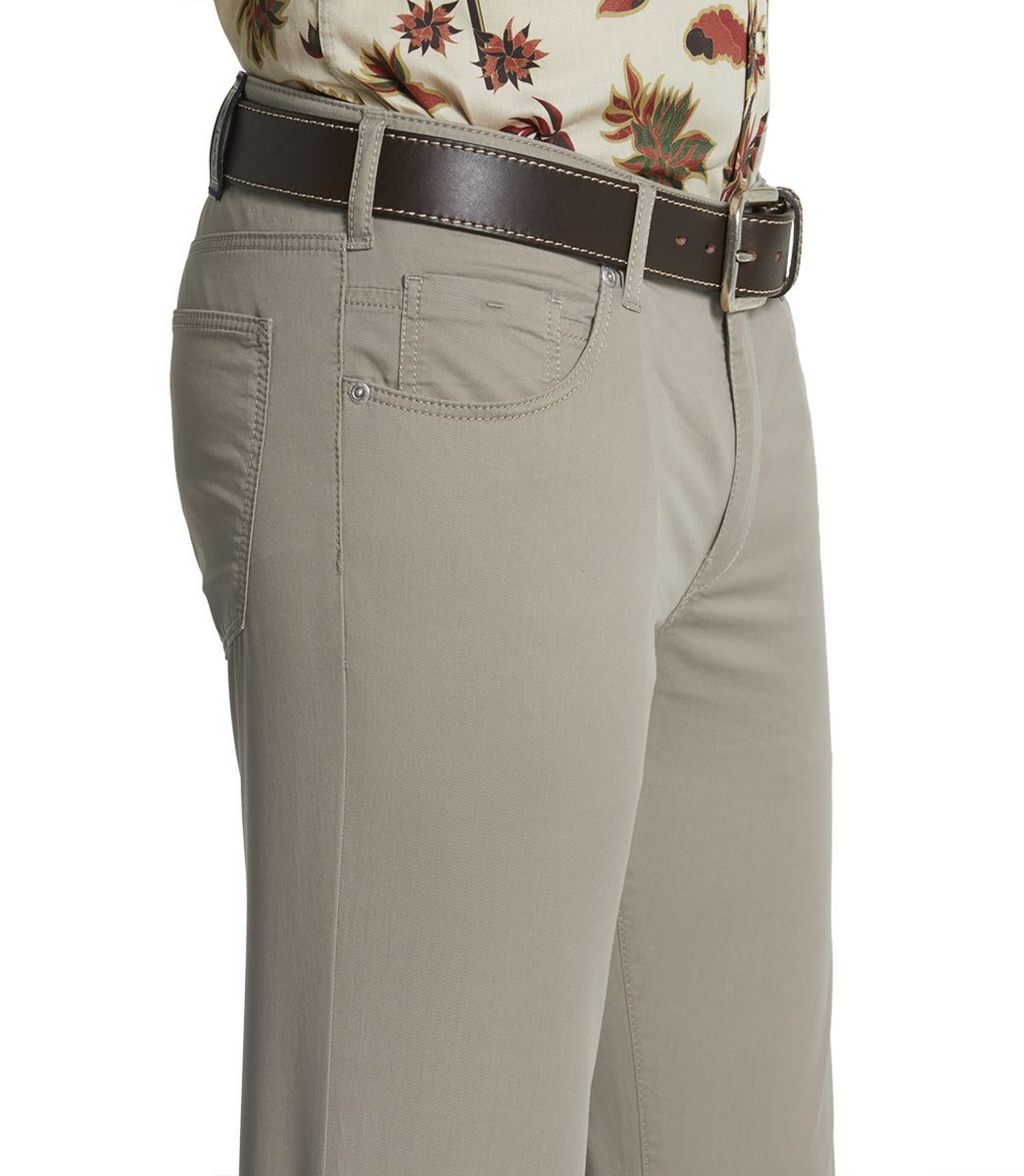 Regular Pantalon Meyer Hosen en beige
