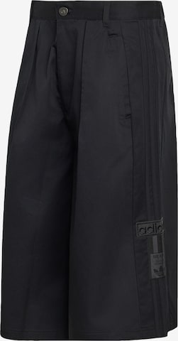ADIDAS ORIGINALSLoosefit Hlače s naborima 'Adibreak' - crna boja: prednji dio