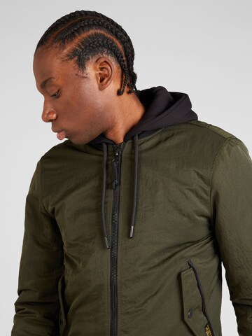 Superdry Übergangsjacke 'MA1' in Grün