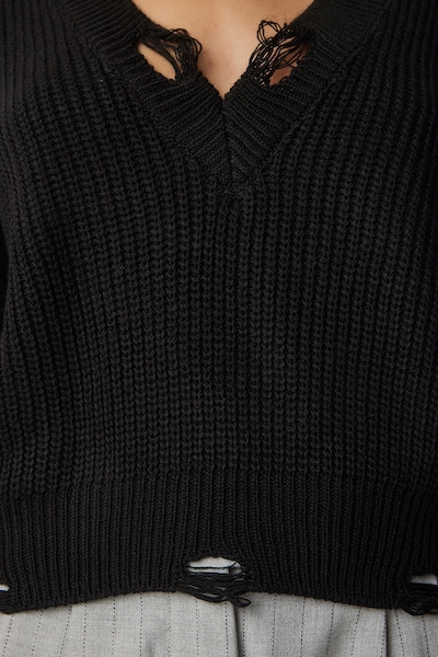 Happiness İstanbul Pull-over en XS-XL en noir, Vue avec produit