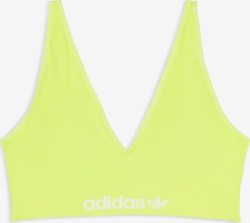 ADIDAS ORIGINALS Bra ' Low Back ' in Yellow: front