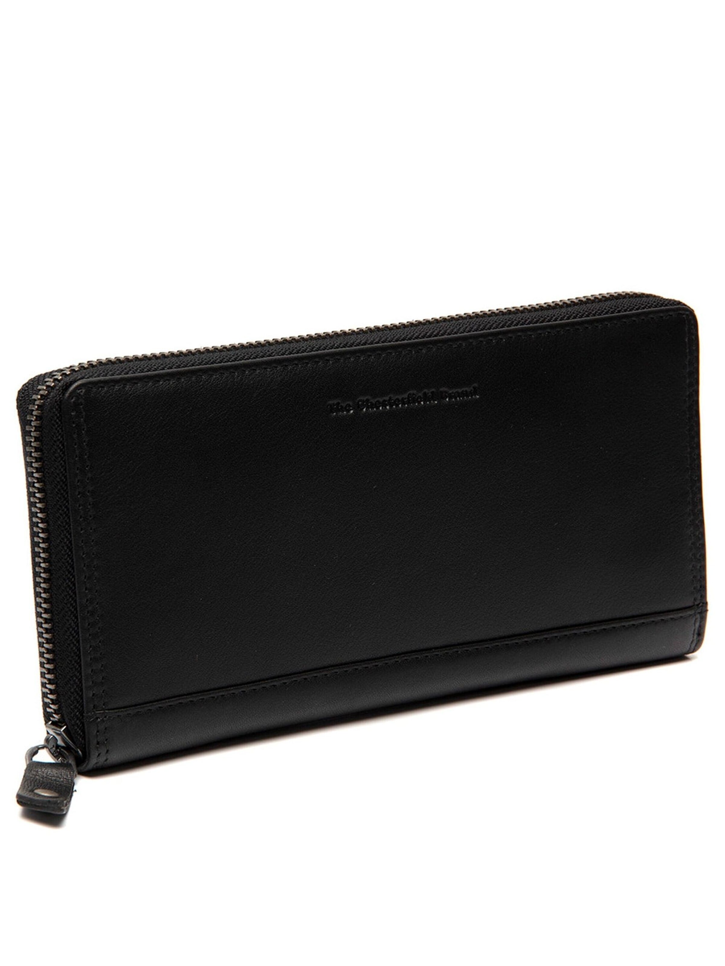 The Chesterfield Brand Portemonnaie 'Cantara'‌‌‌‌ in Schwarz: Vorderseite