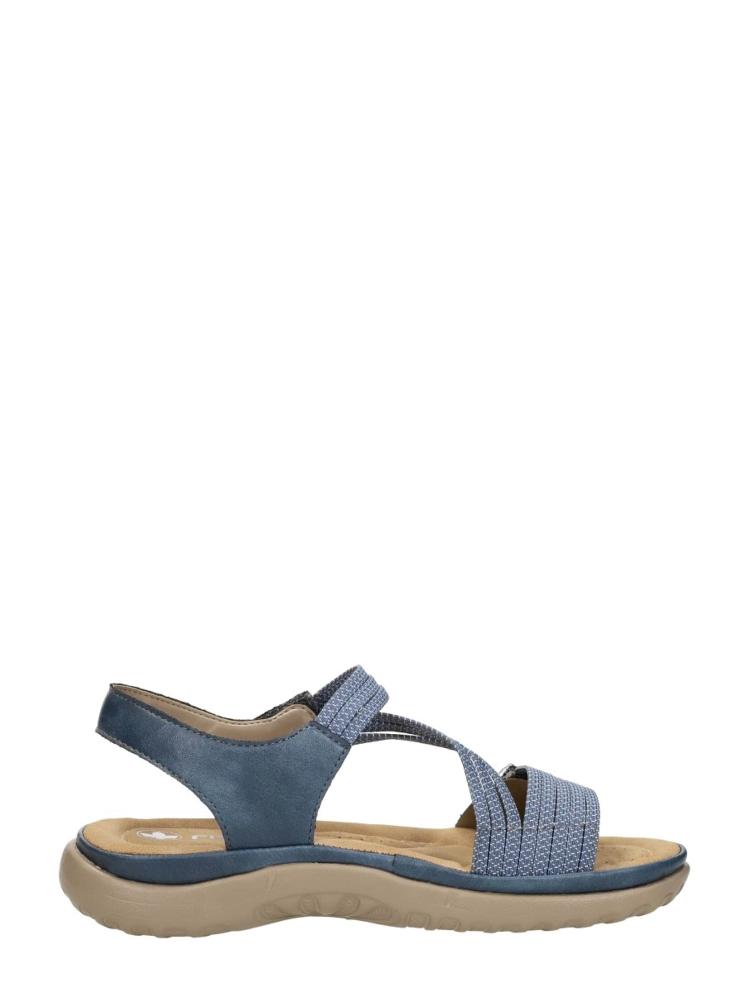 Sandales 'Sandalen Plat' Rieker en bleu