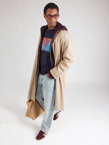 UNITED COLORS OF BENETTON Тениска в синьо