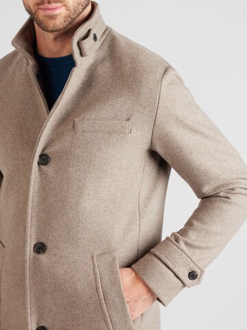 JACK & JONES Between-Seasons Coat 'Melton' in Grey