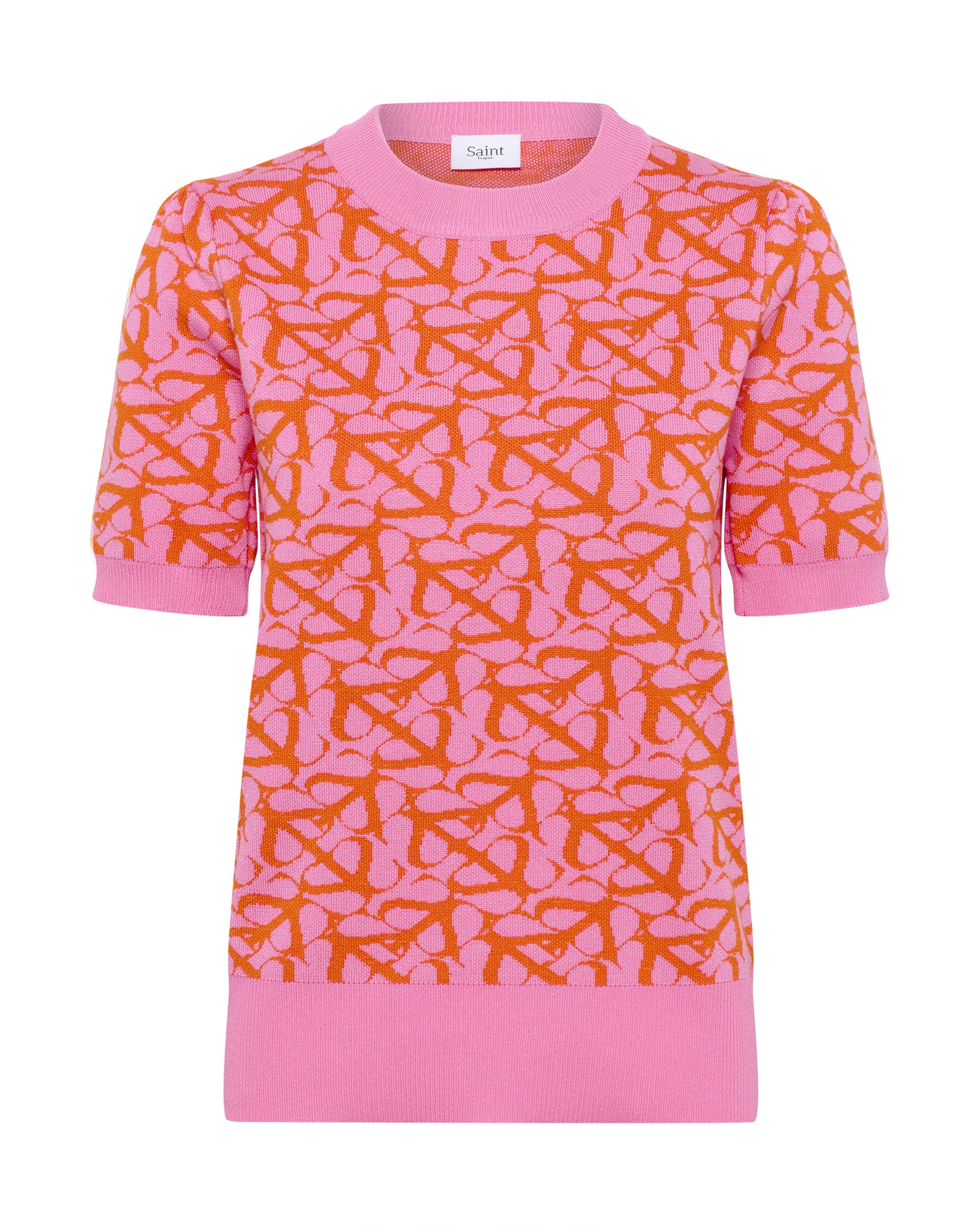 SAINT TROPEZ Sweter w rozmiarze L w kolorze ciemnopomarańczowy / fuksjam, Podgląd produktu