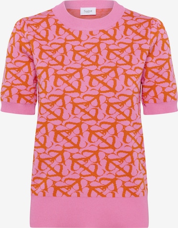 SAINT TROPEZ Sweter w kolorze różowy: przód