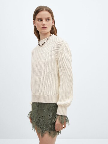 Pull-over 'Somalia' MANGO en beige : devant