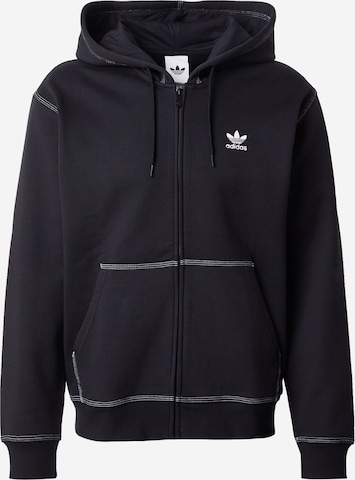 ADIDAS ORIGINALSGornji dio trenirke 'ESSENTIALS' - crna boja: prednji dio