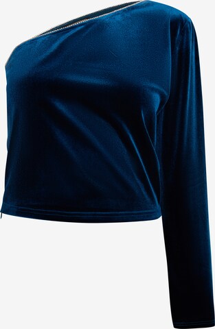 faina Top 'Nally' in Blauw: voorkant