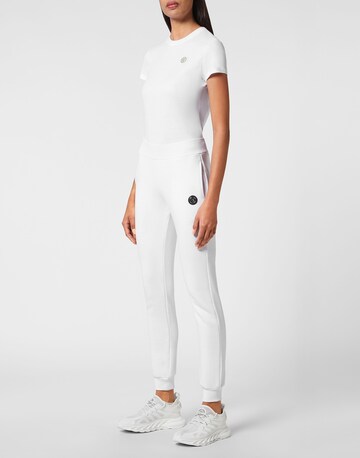 Plein Sport Tapered Broek in Wit