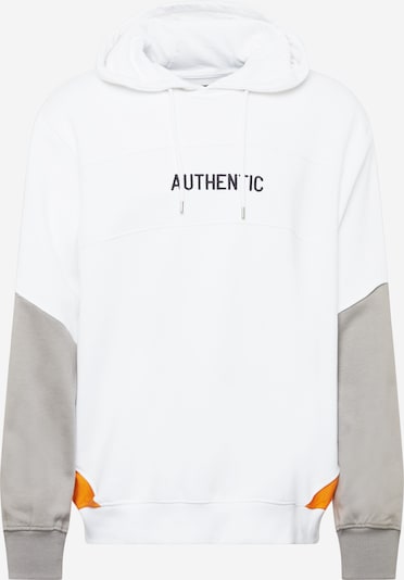 Urban Threads Sweat-shirt en gris / noir / blanc, Vue avec produit