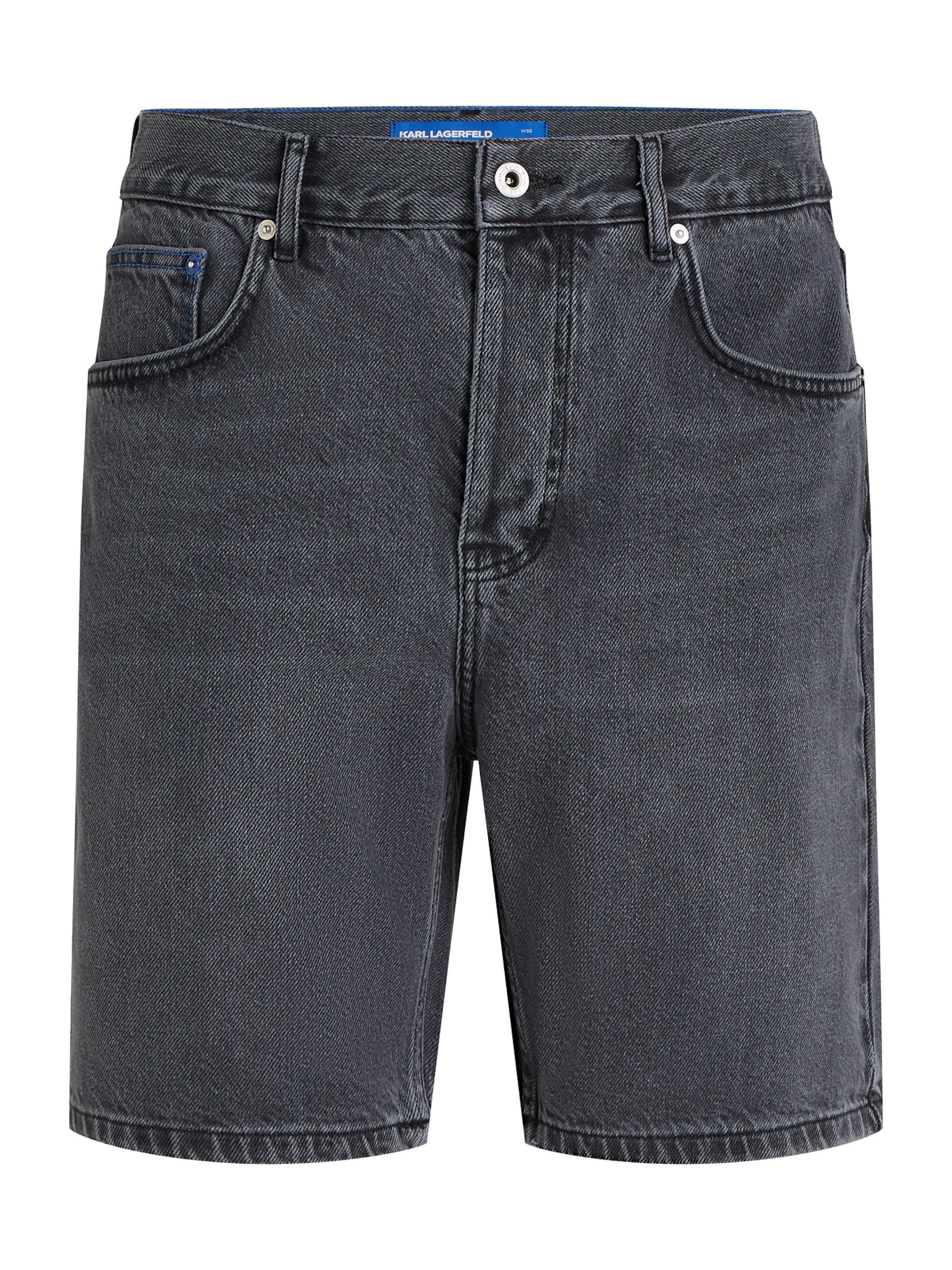 Regular Jeans 'LÄSSIGE' de la KARL LAGERFELD JEANS pe negru: față