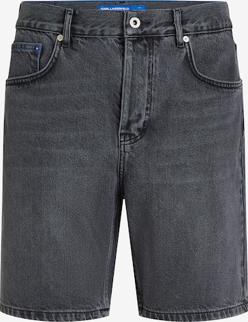 KARL LAGERFELD JEANS Regular Farkut 'LÄSSIGE' värissä musta: etupuoli