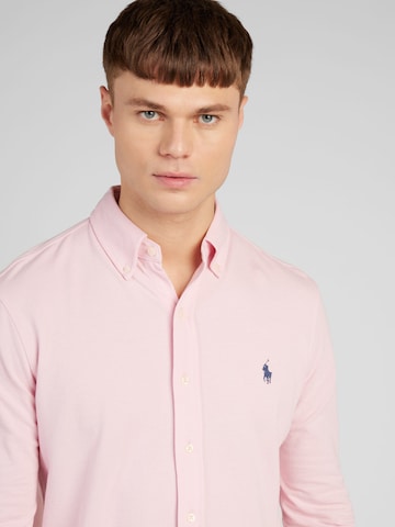 rožinė Polo Ralph Lauren Priglundantis modelis Marškiniai
