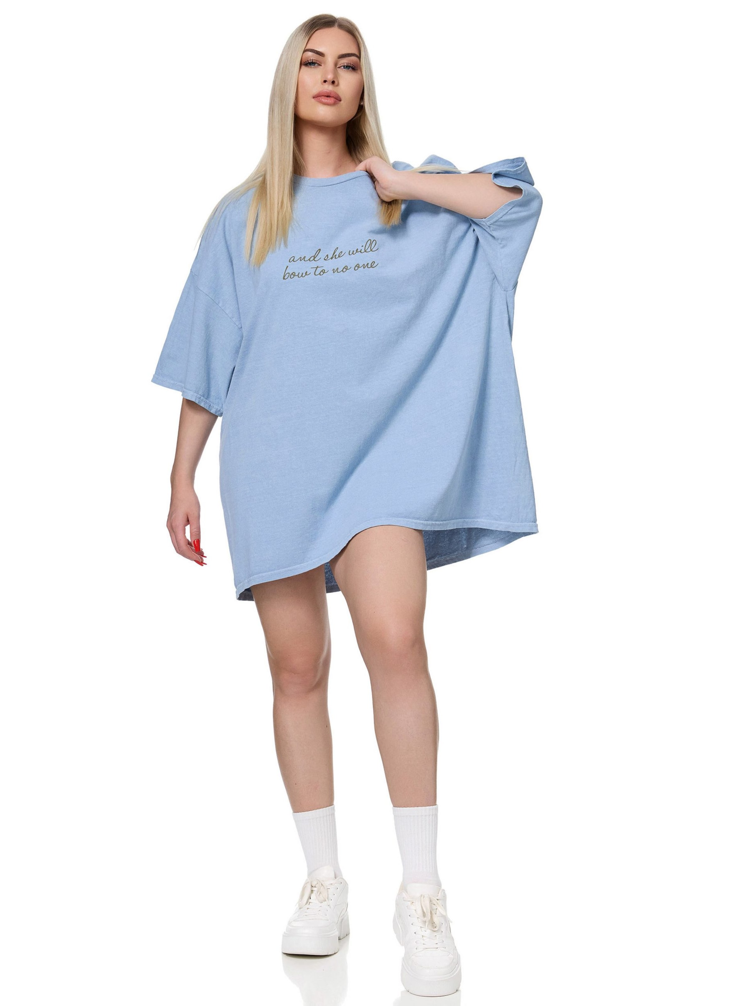 Worldclassca Oversized Shirt in Blue