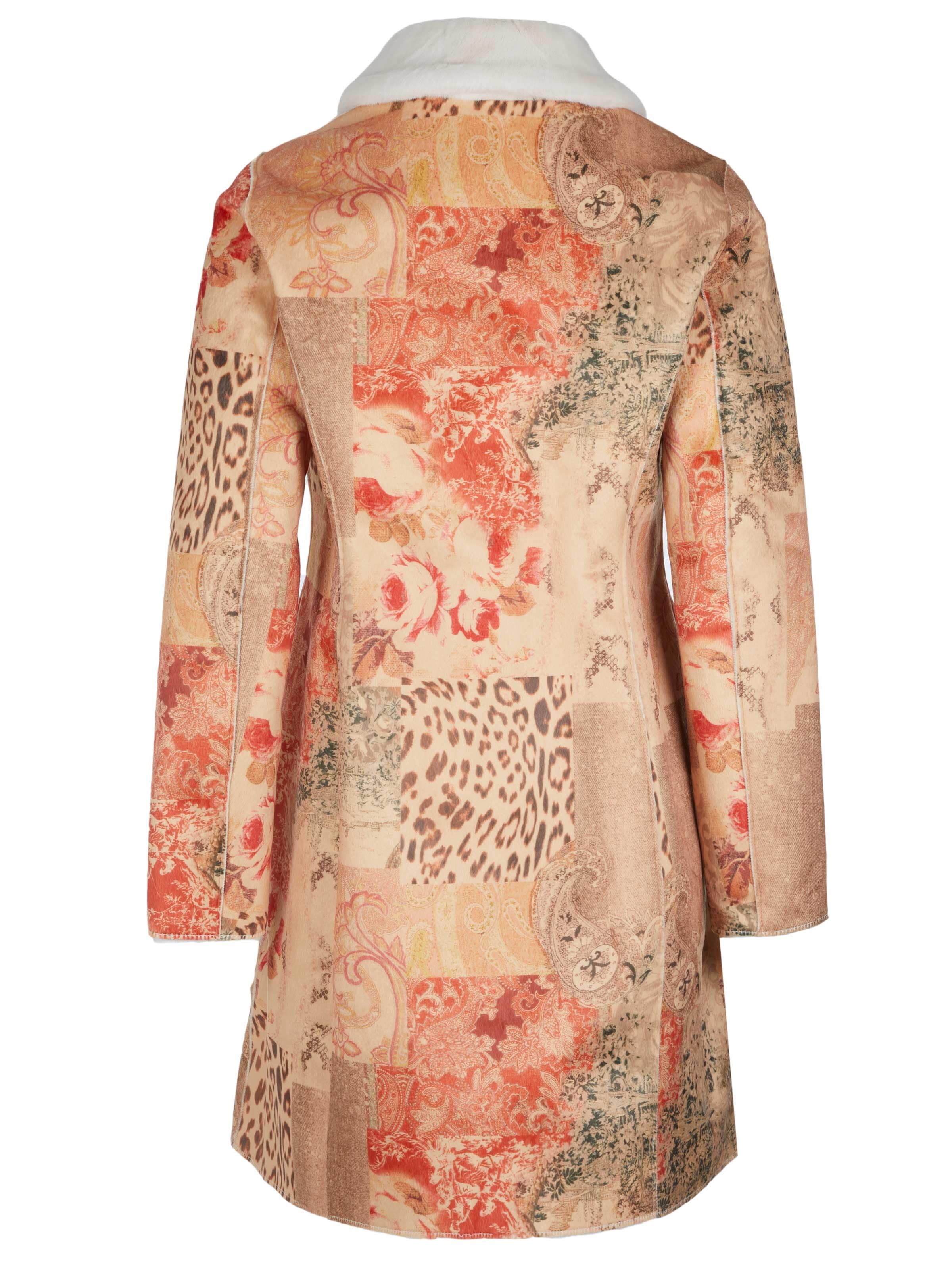Cappotto di mezza stagione 'Wendemantel REVIVAL PATCHWORK' di GUESS in arancione