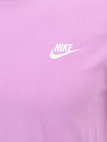 Nike Sportswear Средняя посадка Футболка 'Club' в Ярко-розовый