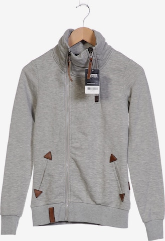 naketano Sweatshirt & Zip-Up Hoodie in S in Grey: front
