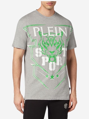 T-Shirt 'Tiger' Plein Sport en gris