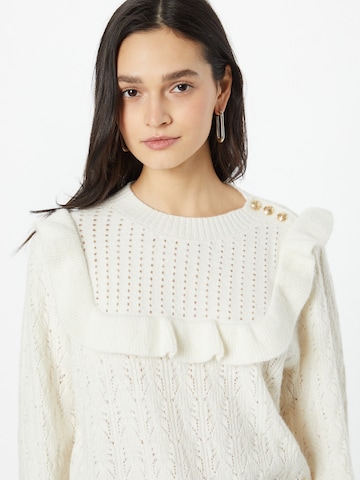 Pull-over 'Selin' Lindex en blanc